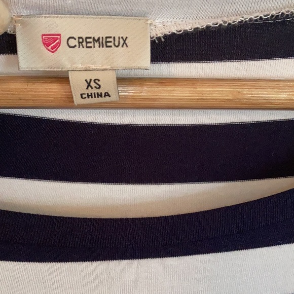 Cremieux striped tunic blouse, XS - Picture 3 of 4